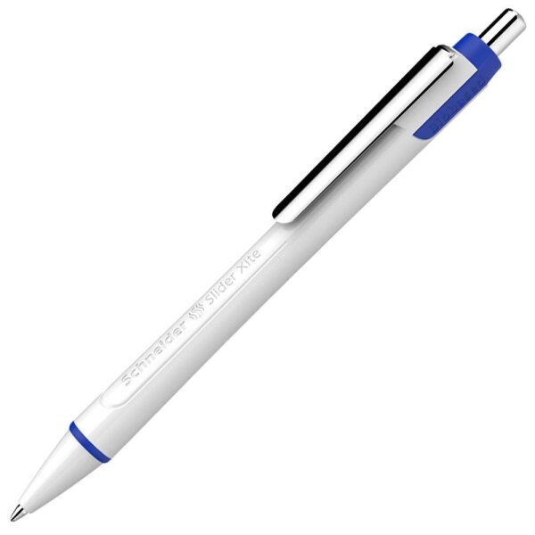 Schneider Kugelschreiber Slider Xite weiß, Schreibfarbe: blau, 1 St.