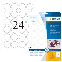 HERMA Sicherheitsetiketten 4234 weiß 40,0 x 40,0...