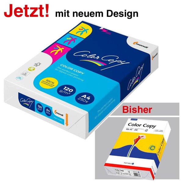 mondi Laserpapier Color Copy DIN A4 120 g/qm 250 Blatt