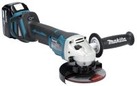 makita DGA517RTJ Akku-Winkelschleifer 18,0 V, mit 2 Akkus