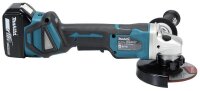 makita DGA517RTJ Akku-Winkelschleifer 18,0 V, mit 2 Akkus