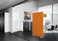PAPERFLOW Trennwand easyScreen, orange 94,0 x 173,2 cm, 1 St.