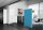 PAPERFLOW Trennwand easyScreen, blau 94,0 x 173,2 cm, 1 St.