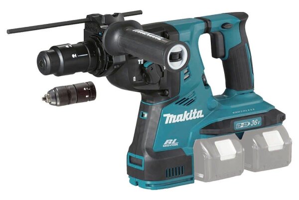 makita DHR283ZJU Akku-Kombihammer-Set 2x 18 V, ohne Akku