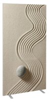 PAPERFLOW Trennwand easyScreen ES97005, Sand bunt 94,0 x 173,2 cm, 1 St.