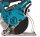 makita DCS553Z Akku-Handkreissäge 18,0 V, ohne Akku