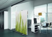 PAPERFLOW Trennwand easyScreen ES160014, Gräser bunt 160,0 x 173,2 cm, 1 St.
