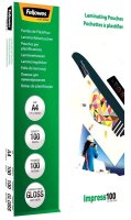 Fellowes Laminierfolien Impress100 glänzend für A4 100 micron, 100 St.