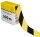 Absperrband gelb, schwarz 80,0 mm x 500,0 m