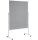 AKTION: MAUL Moderationswand MAULpro 120,0 x 150,0 cm grau + GRATIS Moderations-Starter-Set, bestehend aus je 120 Moderationskarten Ø 9,5 cm, Ø 13,5 cm, 9,5 x 20,0 cm, 200 Signal-Nadeln