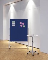 AKTION: MAUL Moderationswand MAULpro 120,0 x 150,0 cm blau + GRATIS Moderations-Starter-Set, bestehend aus je 120 Moderationskarten Ø 9,5 cm, Ø 13,5 cm, 9,5 x 20,0 cm, 200 Signal-Nadeln