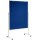 AKTION: MAUL Moderationswand MAULpro 120,0 x 150,0 cm blau + GRATIS Moderations-Starter-Set, bestehend aus je 120 Moderationskarten Ø 9,5 cm, Ø 13,5 cm, 9,5 x 20,0 cm, 200 Signal-Nadeln