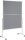 AKTION: MAUL Moderationswand professionell, klappbar 120,0 x 150,0 cm grau + GRATIS Moderations-Starter-Set, bestehend aus je 120 Moderationskarten Ø 9,5 cm, Ø 13,5 cm, 9,5 x 20,0 cm, 200 Signal-Nadeln
