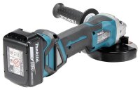 makita DGA515RTJ Akku-Winkelschleifer 18,0 V, mit 2 Akkus