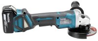 makita DGA515RTJ Akku-Winkelschleifer 18,0 V, mit 2 Akkus