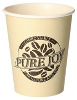 PAPSTAR Einweg-Kaffeebecher PURE JOY creme 0,2 l, 50 St.