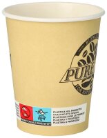PAPSTAR Einweg-Kaffeebecher PURE JOY creme 0,2 l, 50 St.
