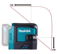 makita SK106DZ Akku-Kreuzlinienlaser 12,0 V, ohne Akku  ( SK106DZ )