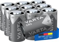 VARTA Batterien CR2 Lithium Fotobatterie 3,0 V, 10 St.