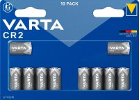 VARTA Batterien CR2 Lithium Fotobatterie 3,0 V, 10 St.