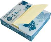 inFO Z-Notes Recycling Haftnotizen gelb, 1 Pack