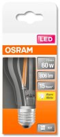 OSRAM LED-Lampe RETROFIT CLASSIC A 60 E27 6,5 W klar, 1 St.