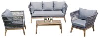 Sunny Smart® Loungegruppe Astoria hellgrau,...