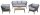 Sunny Smart® Loungegruppe Astoria hellgrau, antikbraun Metall, 14-teilig  ( 80061303 )