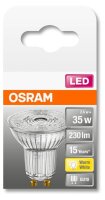 OSRAM LED-Lampe STAR PAR16 35 GU10 2,6 W klar  ( 4058075233263 )