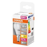 OSRAM LED-Lampe SUPERSTAR CLASSIC P 40 E14 4,9 W matt, 1 St.