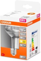 OSRAM LED-Lampe STAR R80 100 E27 9,1 W klar, 1 St.