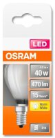 OSRAM LED-Lampe RETROFIT CLASSIC P 40 E14 4 W matt, 1 St.