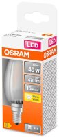 OSRAM LED-Lampe RETROFIT CLASSIC B 40 E14 4 W matt, 1 St.