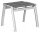 Sunny Smart® Gartenhocker Concept silber/schwarz, Metall, 1 St.
