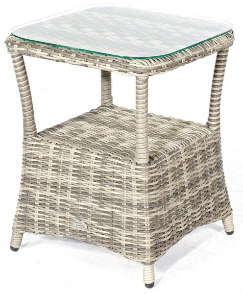Sunny Smart® Gartentisch Allianz taupe quadratisch 50,0 x 50,0 x 61,0 cm