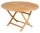 Sunny Smart® Gartentisch York teakfarben rund 75,0 cm