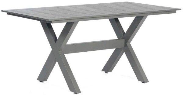 Sunny Smart® Gartentisch Topas anthrazit rechteckig 160,0 x 90,0 x 75,0 cm