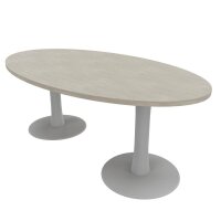 Quadrifoglio Konferenztisch Idea+ beton oval,...