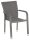 Sunny Smart® Gartenstuhl mit Armlehnen Concorde grau, Metall, 1 St.