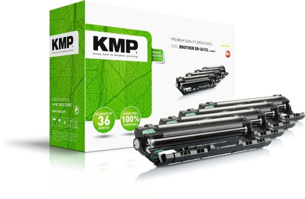 KMP B-DR26V  schwarz, cyan, magenta, gelb Trommel kompatibel zu brother DR-241CL