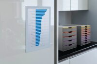 DURABLE Magnetrahmen selbstklebend DURAFRAME® weiß A4, 2 St.