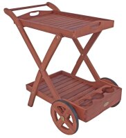 Garden Pleasure Servierwagen TOLEDO braun 54,0 x 88,0 x...
