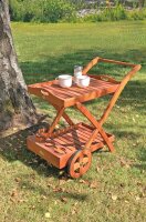 Garden Pleasure Servierwagen TOLEDO braun 54,0 x 88,0 x...