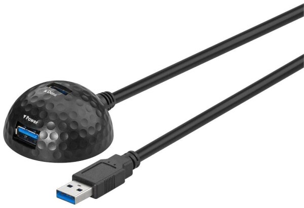 goobay USB 3.0 A Kabel 1,5 m schwarz, 1 St.