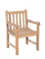 Garden Pleasure Gartenstuhl mit Armlehnen Solo braun, 1...