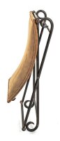 HAKU Möbel Wohnzimmer-Hocker 15957 erdbraun Leder, 1...