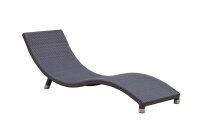 Garden Pleasure Sonnenliege CARACAS braun Aluminium  (...