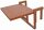 Garden Pleasure BERKLEY Balkonhängetisch rechteckig Eukalyptus braun 64,0 x 65,0 x 44,0/52,0 cm, 1 St.