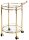 HAKU Möbel Servierwagen gold, transparent 59,0 x 49,0 x 79,0 cm