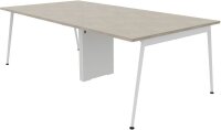 Quadrifoglio Konferenztisch X3 beton rechteckig,...